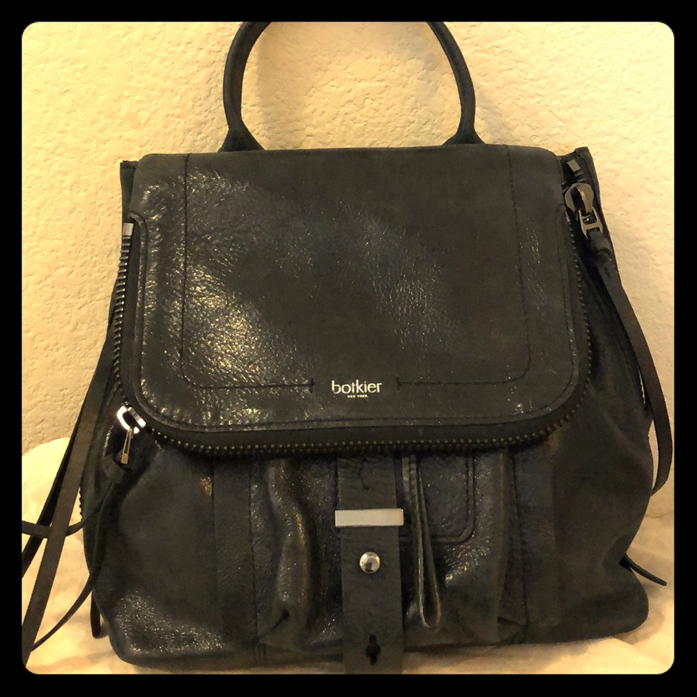Botkier NY convertible leather backpack